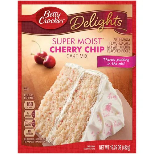 Vista 65 de Betty Crocker Delights Mezcla de pastel de vainilla francesa súper húmeda, 13.25 onzas