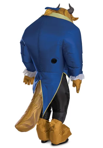 Vista 2 de Disfraz Inflable de Bestia para Adultos de La Bella y la Bestia Disney Multicolor