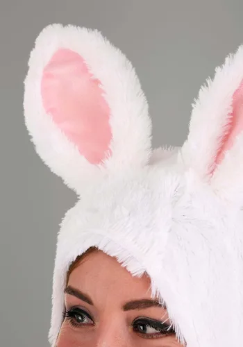 Vista 9 de Disfraz de conejo blanco para adultos clásico traje de conejo blanco