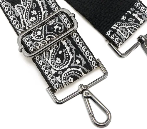 Vista 76 de ZOOEASS Hebillas de níquel Correa ancha para el hombro ajustable de repuesto para cinturón de pistola, hebilla de guitarra estilo bandolera