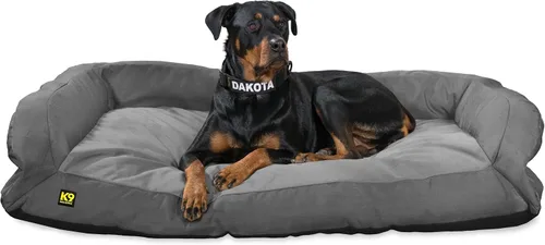 Vista 25 de K9 Ballistics Tough Bolster Cama Sofá Almohada Anidable para Perros para Razas Toy y Extra Pequeñas - Duradera, Resistente al Agua con Funda