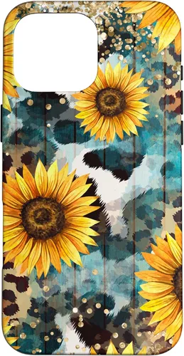 Vista 19 de Funda Boho Western de piel de vaca para iPhone 12 Pro Max