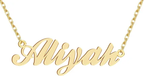 Vista 36 de Personalized Custom Name Pendant Necklace Stainless Steel for Women