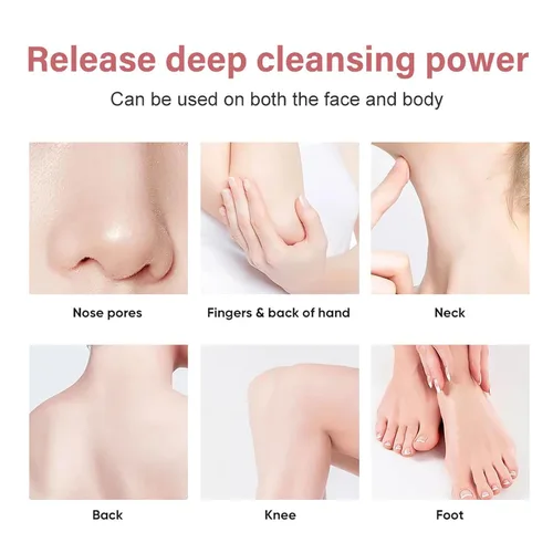 Vista 8 de Gel exfoliante purificador, limpiador facial hidratante, suave, limpiador para todo el cuerpo, limpia la suciedad y los aceites