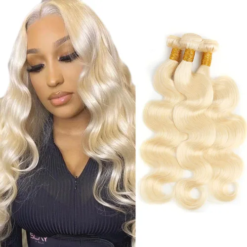 Vista 214 de 300g 1B27 Human Hair Bundles Honey Blonde Bundles Human Hair 10A Brazilian Virgin Remy Hair Extensions 8 10 12 Inch