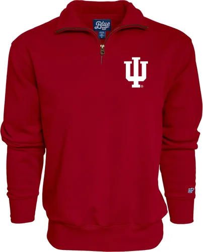 Vista 93 de Blue 84 Sudadera con cremallera de un cuarto para hombre de la NCAA