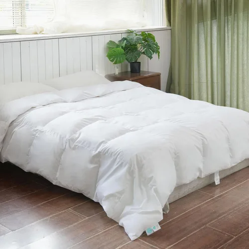 Vista 13 de Serta Edredón de plumón de ganso de fibra de algodón tamaño Queen, relleno de edredón 100% algodón, edredón de ropa de cama hipoalergénico de lujo