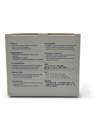 Vista 3 de Chihtsai Tratamiento instantáneo No. 12, acondicionador reparador de cabello poroso (con elegante peine de cola de acero) proteína de seda
