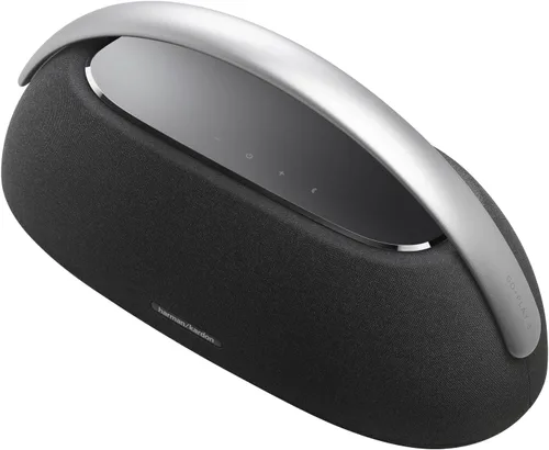 Vista 7 de Harman Kardon Go + Play 3: altavoz Bluetooth portátil con sonido superior y 8 horas de reproducción, carga USB, autoajuste automático, micrófonos