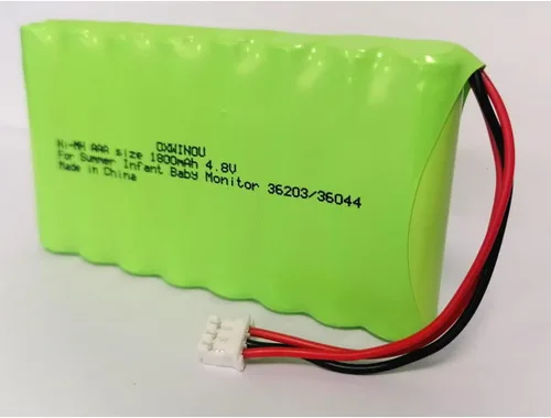 Vista 5 de Batería de repuesto Ni-MH AAA 1600mAh 4.8V 36044-10 para monitor de verano Pure HD de 4.5 pulgadas 36203 36203-2, Baby Pixel Zoom HD 5.0 pulgadas