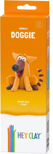 Vista 23 de HEY CLAY Forest Animals - Claymate Bear - Kit de arcilla seca al aire con 3 latas y herramientas de escultura con divertidas instrucciones