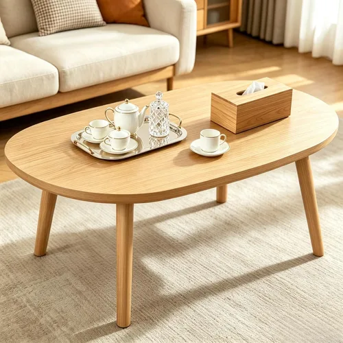 Vista 27 de Mesa de Centro, Mesas de Centro Pequeñas de 23.6", Mesas de Centro Redondas Negras para Sala de Estar, Mesa de Piso para Sentarse en el Suelo, Mesa