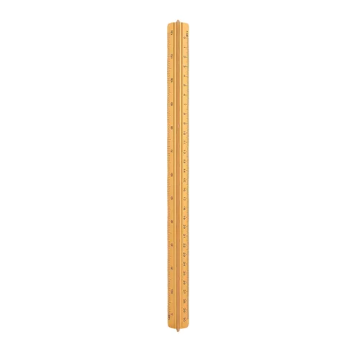 Vista 5 de Aluminum Architectural Scale Ruler, 30cm Concave Design (Gold)