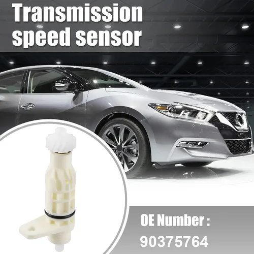 Vista 2 de X AUTOHAUX Sensor de velocidad de transmisión Sensor de transmisión de repuesto para Chevrolet Aveo 2004-2011 90375764 plástico metal blanco 1 unids