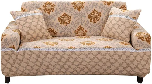 Vista 11 de MBROS Funda para sofá de 3 plazas, 1 pieza, elástica, lavable, antideslizante, protector de muebles con parte inferior elástica para sala de estar