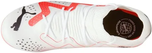 Vista 4 de PUMA Future Match Firm Ground/suelo artificial (niño pequeño/niño grande) Puma Blanco/Puma Negro/Orquídea de fuego, 1 niño pequeño M