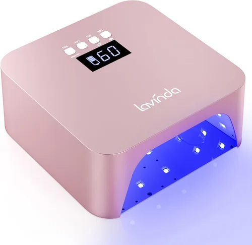 Vista 9 de Lavinda Luz UV para Uñas de Gel, Lámpara de Uñas UV LED Profesional 2X Más Rápida Curado Secador de Uñas Luz de Uñas Compatible con Todos los Tipos