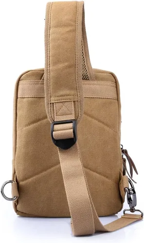 Vista 3 de XINCADA Bolso bandolera para hombre, bolso cruzado pequeño, mochila de viaje, bolsa de mensajero para hombres y mujeres