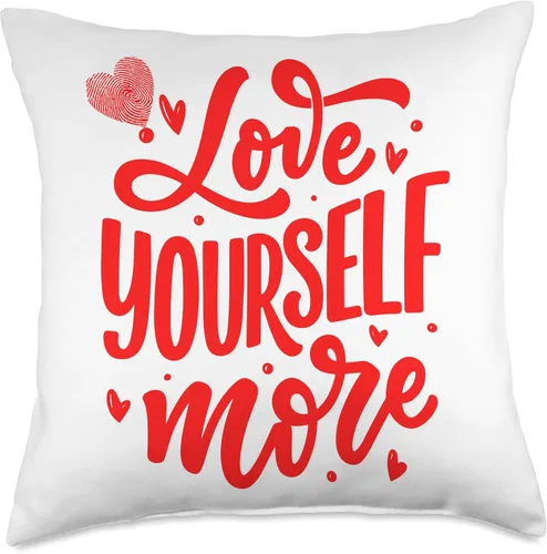 Vista 4 de DO YOU? LOVE YOU? Self Esteem, Motivation & Help Positive Self Help Esteem Love & Support Throw Pillow, 16x16, Multicolor