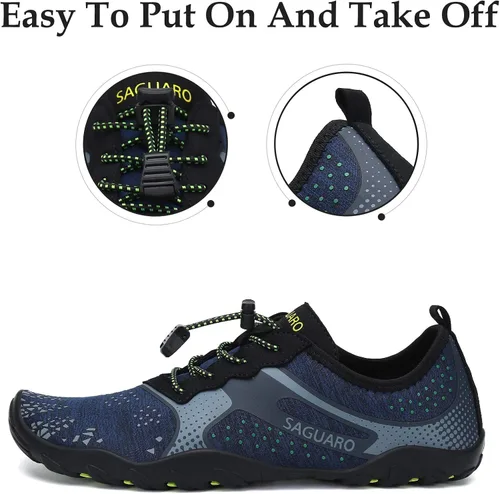 Vista 3 de Kararao Mens Womens Water Shoes Quick Dry Swim Shoes Beach Shoes Pool Surfing Aqua Sports