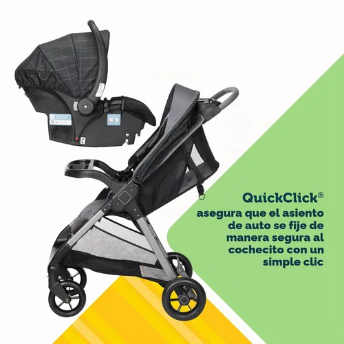 Vista 5 de Safety 1st Sistema de viaje Smooth Ride QCM, Rápido, Elevación con 1 mano para plegar, High Street