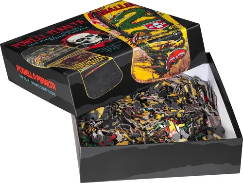 Vista 4 de Powell Peralta Rompecabezas De Monopatín Dragón Chino Caballero Amarillo