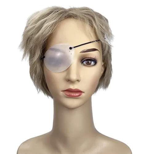 Vista 4 de Protector de ojos, 2 piezas de plástico para ojos para cirugía, transpirable, después de la cirugía, protección ocular con cinta, transparente