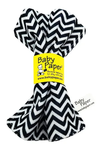 Vista 17 de Baby Paper Juguete sensorial arrugado y mordedor, estampado de flechas, regalo lavable Arrows