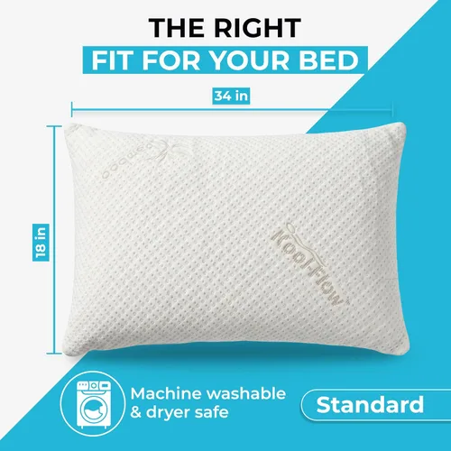 Vista 2 de Xtreme Comforts Almohadas de espuma viscoelástica Relleno de espuma triturada ajustable certificado GREENGUARD para apoyo personalizado