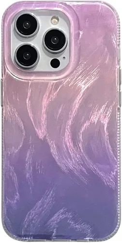 Vista 6 de Blingy's Funda para iPhone 15 Pro Max, bonito diseño de algodón de azúcar, diseño divertido de comida dulce, funda protectora transparente de TPU