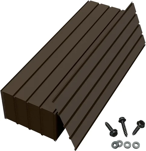 Vista 10 de Domi Paneles de Techado de Metal 20 PCS, Paneles de Techo Corrugado de Acero Galvanizado Impermeables de Servicio Pesado Paneles Laterales de Metal