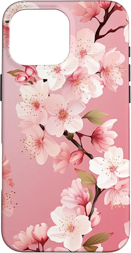 Vista 19 de Japan Pink Flower Sakura Florist Anime Cherry Blossom Case for iPhone 17