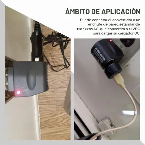 Vista 5 de Convertidor de CA a CC, Adaptador de Encendedor de Cigarrillos a Enchufe de Pared, Accesorios para Coche para Transformador de Suministro