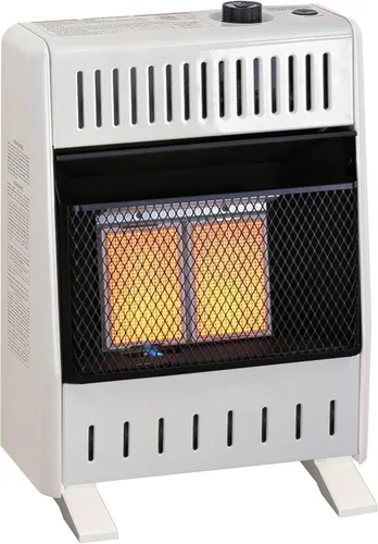 Vista 10 de ProCom - Calentador de placa infrarroja de gas natural sin ventilación con pies de base - 10,000 BTU, control con termostato - Modelo # MN100TPA-B