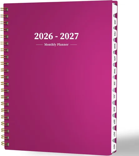 Vista 8 de Ymumuda Agenda 2026 - Agenda mensual de 2 años 2026-2027, enero de 2026 a diciembre de 2027, 8.5 x 11 pulgadas, calendario mensual de 26 a 27