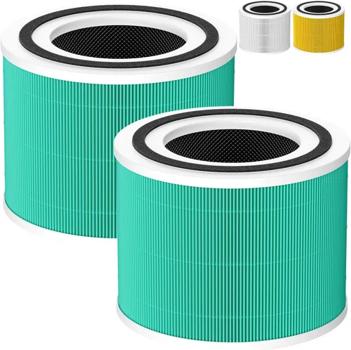 Vista 9 de Paquete de 2 filtros de repuesto 240 compatibles con purificador de aire Puro 240, filtro de repuesto 3 en 1 con capa de carbón activado