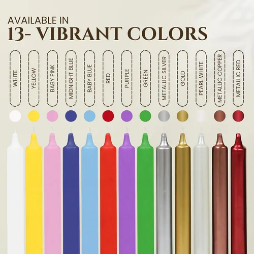 Vista 7 de Axiom Juego de 4 Velas - 10 Pulgadas Anti Goteo - Velas Altas Sin Perfume y Sin Humo - 9 Horas de Quemado - Velas Cónicas para el Hogar, Cenas