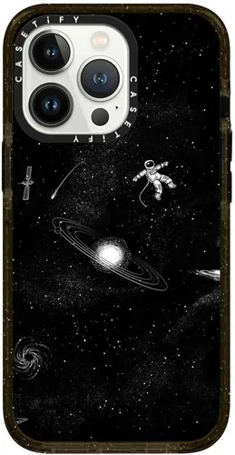 Vista 153 de CASETiFY Funda Impact para iPhone 13 [Protección contra caídas de grado militar 4X de 8.2 pies/Compatible con Magsafe] - #1 Mom - Transparente