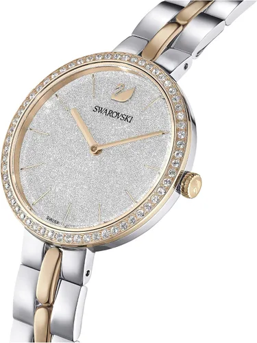 Vista 4 de Swarovski Cosmopolitan Crystal Watch, Clear Crystals, Rose Gold Tone Finish, Swiss Made, Part of The Cosmopolitan Watch Collection