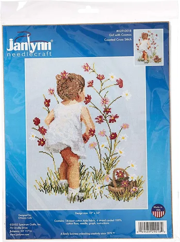 Vista 19 de Janlynn – Kit para cuadro de punto de cruz, diseño de mujer