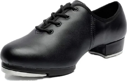 Vista 2 de BeiBestCoat Zapatos sintéticos Oxford para bailar para hombres, adultos, color negro, Negro