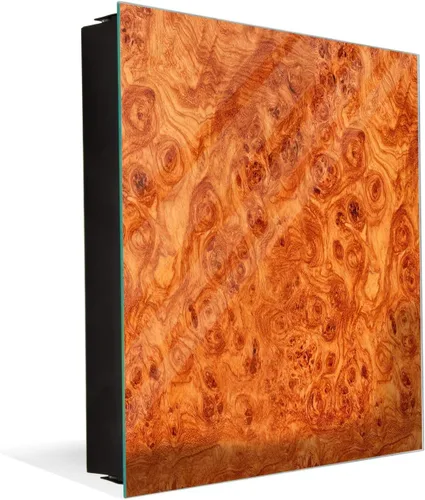 Vista 27 de Concept Crystal Gabinete decorativo de almacenamiento de llaves con tablero blanco de vidrio K10A: pestillo antiguo sin entrada