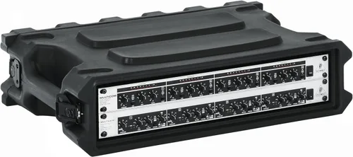 Vista 15 de Gator Cases Pro Series - Carcasa para rack de 2U moldeada rotacionalmente con poca profundidad de 13 pulgadas; fabricada en Estados Unidos