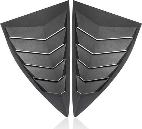 Vista 6 de Persianas para ventanas 2010-2015 Set trasero + lateral Protector solar para parabrisas color negro mate Compatible con Chevrolet Chevy Camaro 2010