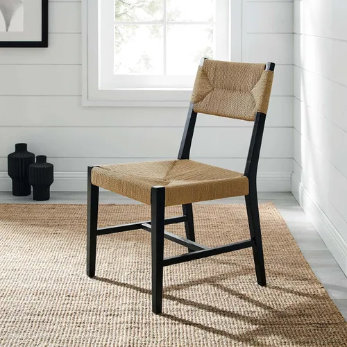 Vista 2 de Modway EEI-5489-BLK-NAT Bodie Silla de comedor de madera, color negro natural