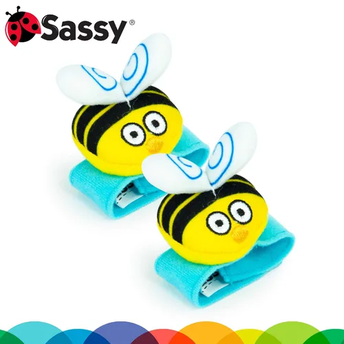 Vista 3 de Baby's First Rattles Developmental Gift Set para recién nacidos + Incluye sonajeros de muñeca, sonajero de reloj de arena, 9 piezas de eslabones