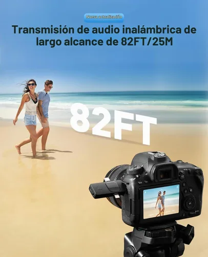 Vista 8 de MENERESAS Mini micrófono 3 en 1 para iPhone: Micrófonos Lavalier inalámbricos para iOS/Android/Cámara - Micrófono de solapa con reducción de ruido
