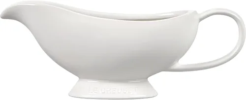 Vista 7 de Le Creuset Heritage - Bote de salsa de cerámica, rojo cereza