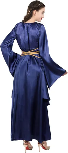 Vista 41 de Kranchungel - Vestidos renacentistas de estilo medieval/irlandés/campesino para mujer; disfraz de hada, para bailes