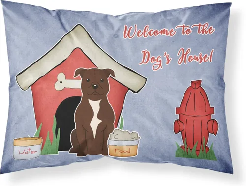 Vista 256 de Caroline's Treasures BB2515PILLOWCASE Between Friends Appenzeller Sennenhund - Funda de almohada de tela estándar, ligera, súper suave, fácil
